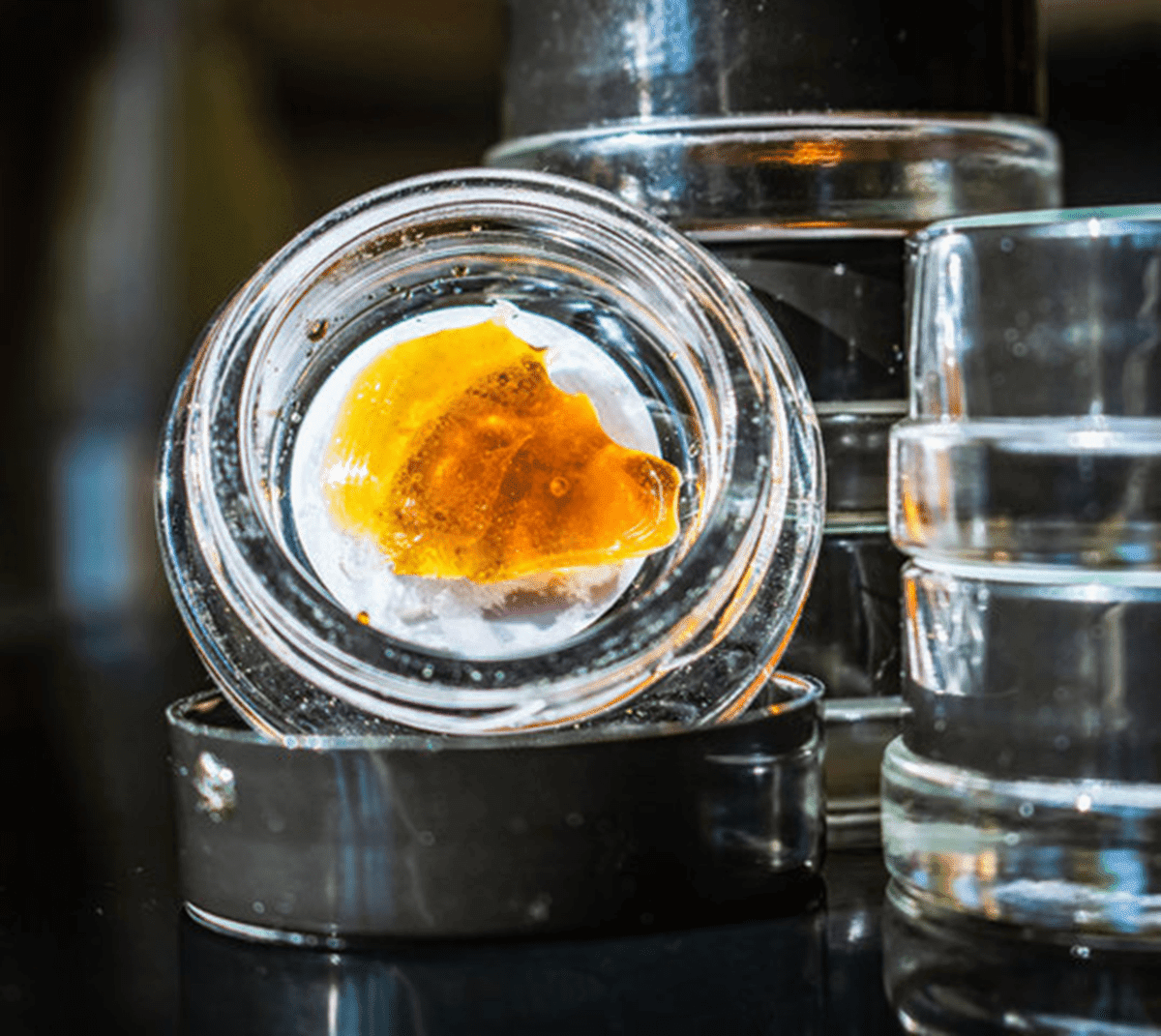 Live Rosin in a Concentrate Container