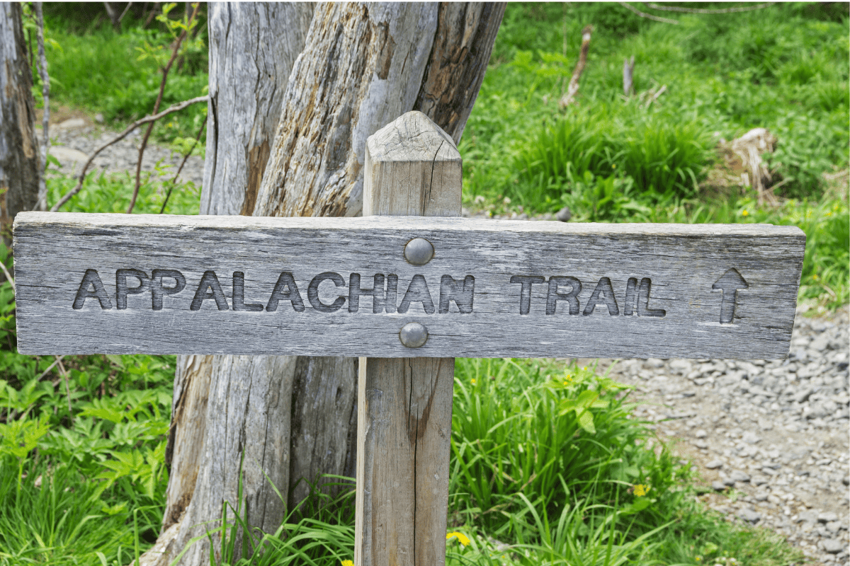 Appalachian Trail West Virginia Sign