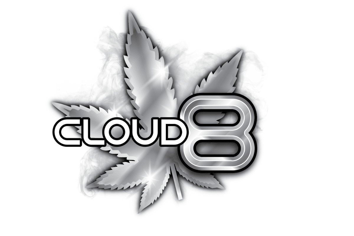 Cloud 8 Silver Leaf Logo