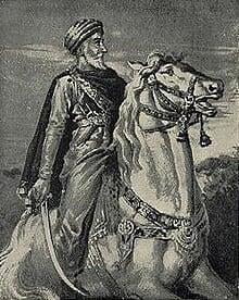 Muslim Ruler On a Horse Hasan-i Sabbah