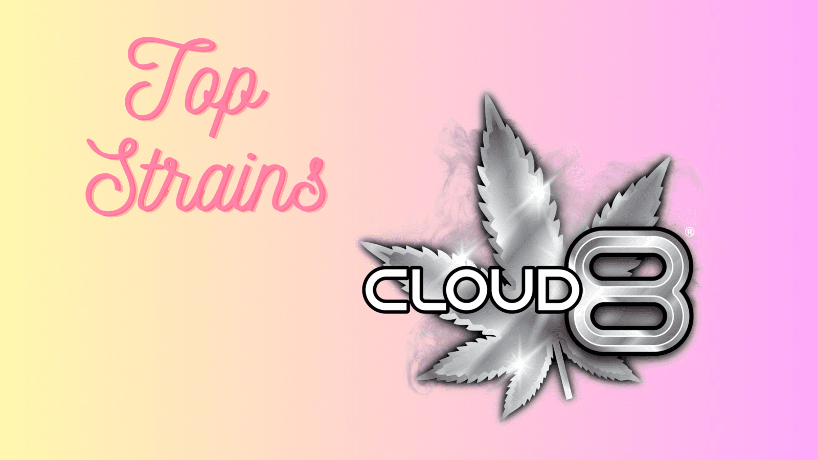 Cloud 8 Top Strains Leaf Logo