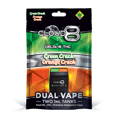 Cloud 8 2ML Dual Vape Disposable