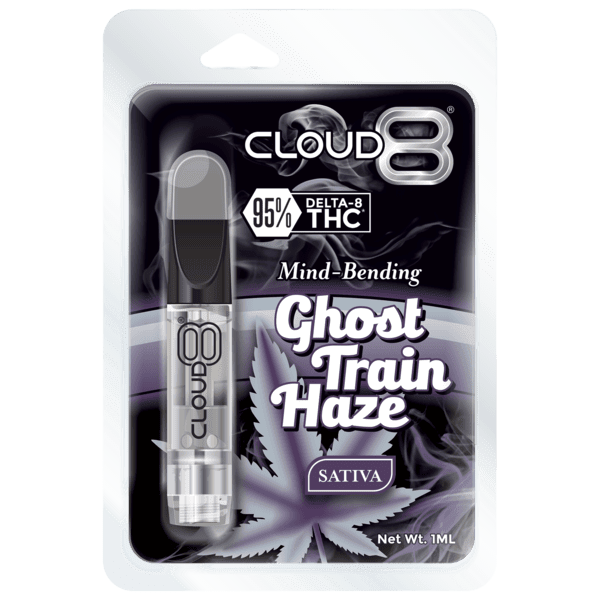 Cloud 8 - Delta 8 - Ghost Train Haze - 1ML Cartridge Cloud 8 - Delta 8 - Ghost Train Haze - 1ML Cartridge