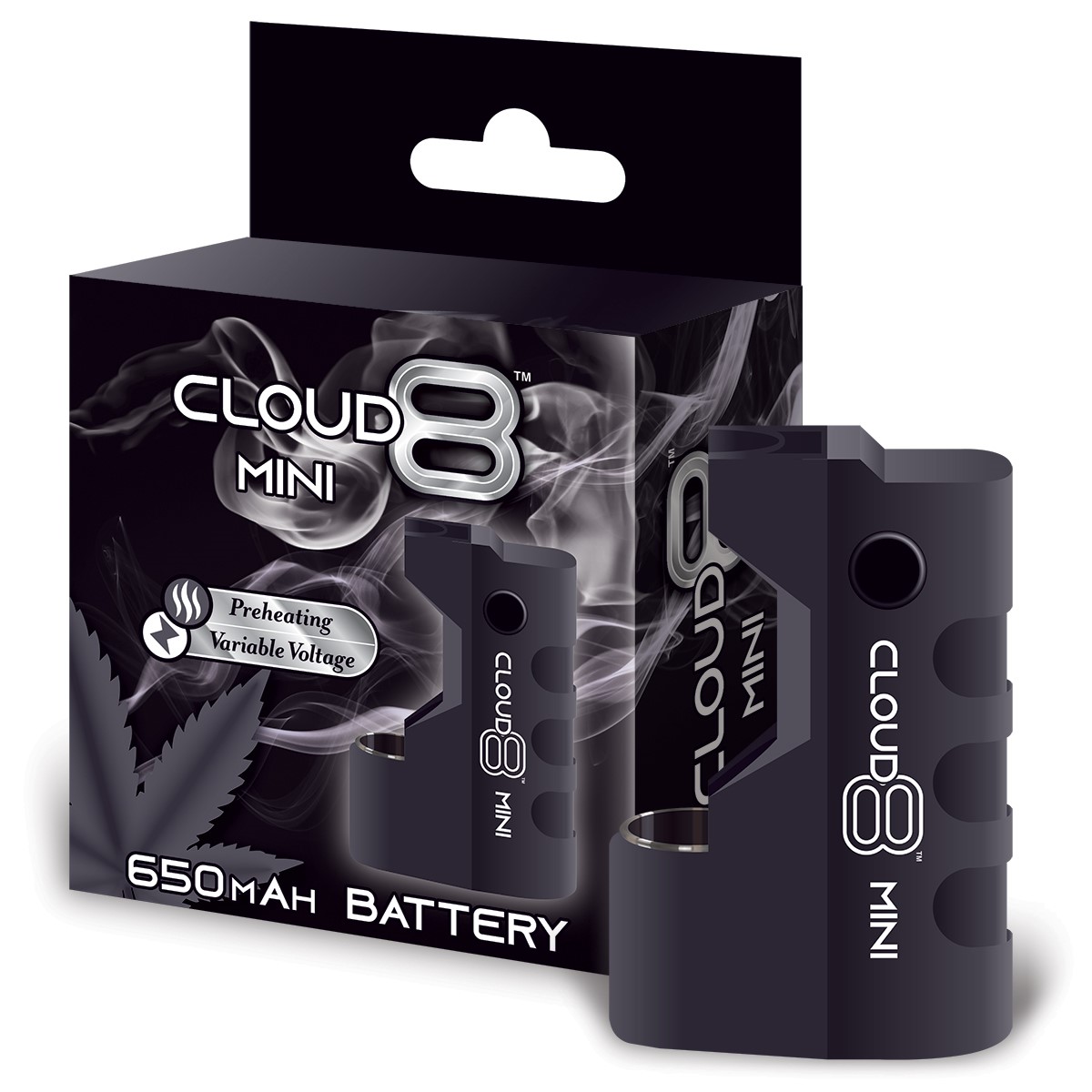 Cloud 8 - Twister - 900mah - 510 Thread Battery - 4 Temp - Pink