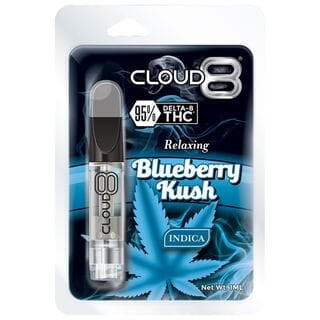 Cloud 8 - Delta 8 - Blueberry Kush - 1ML Cartridge Cloud 8 - Delta 8 - Blueberry Kush - 1ML Cartridge