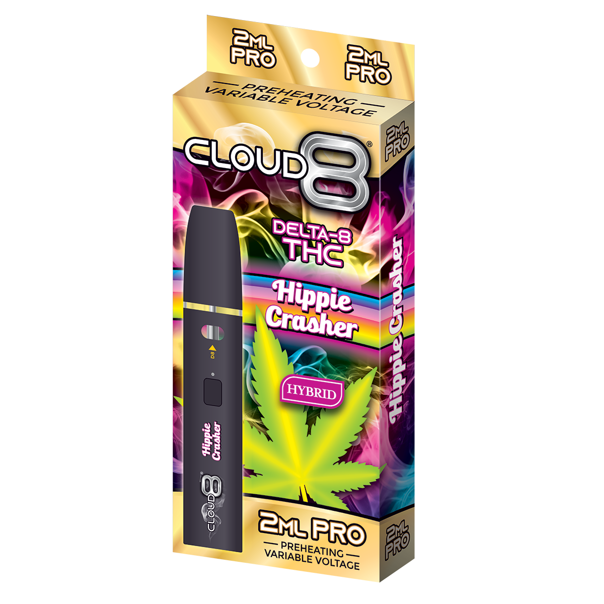 Cloud 8 2ML PRO Disposable Delta8 Hippie Crasher