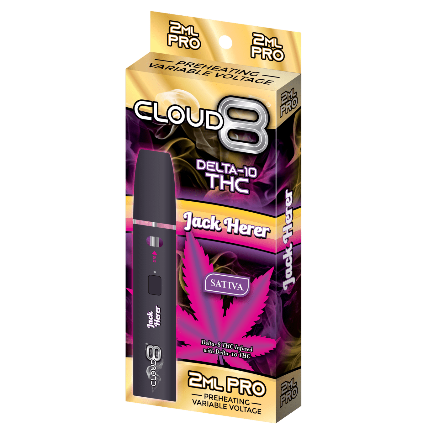 Cloud 8 2ML PRO Disposable Delta10 Jack Herer