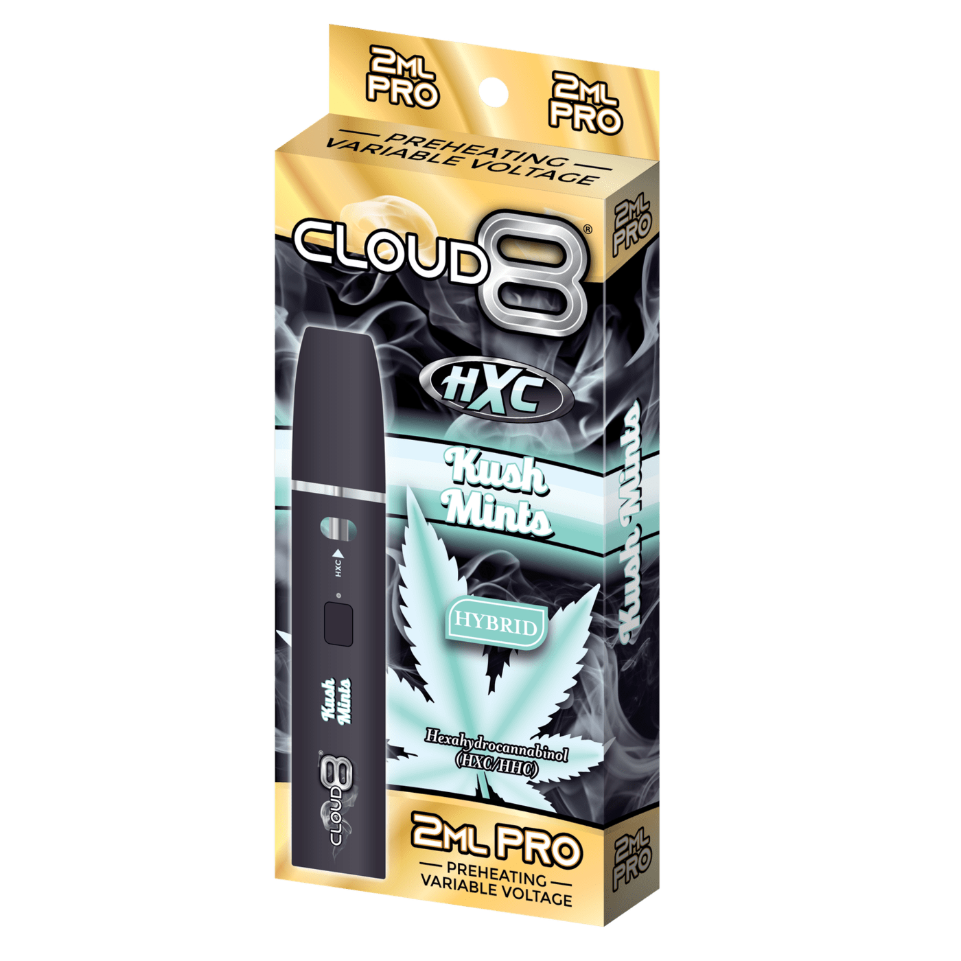 Cloud 8 2ML PRO Disposable HXC Kush Mints