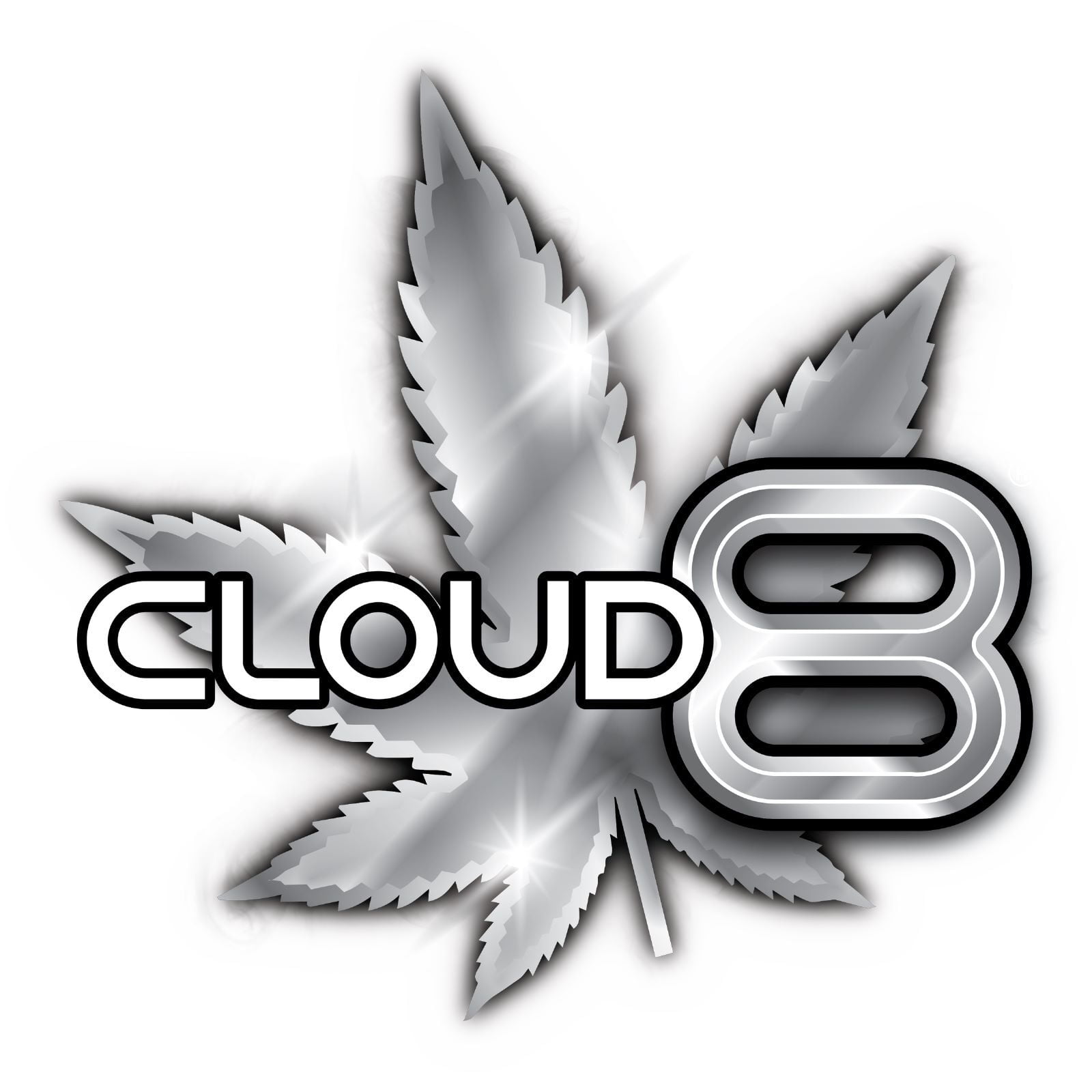 Cloud 8 Silver Leaf Logo